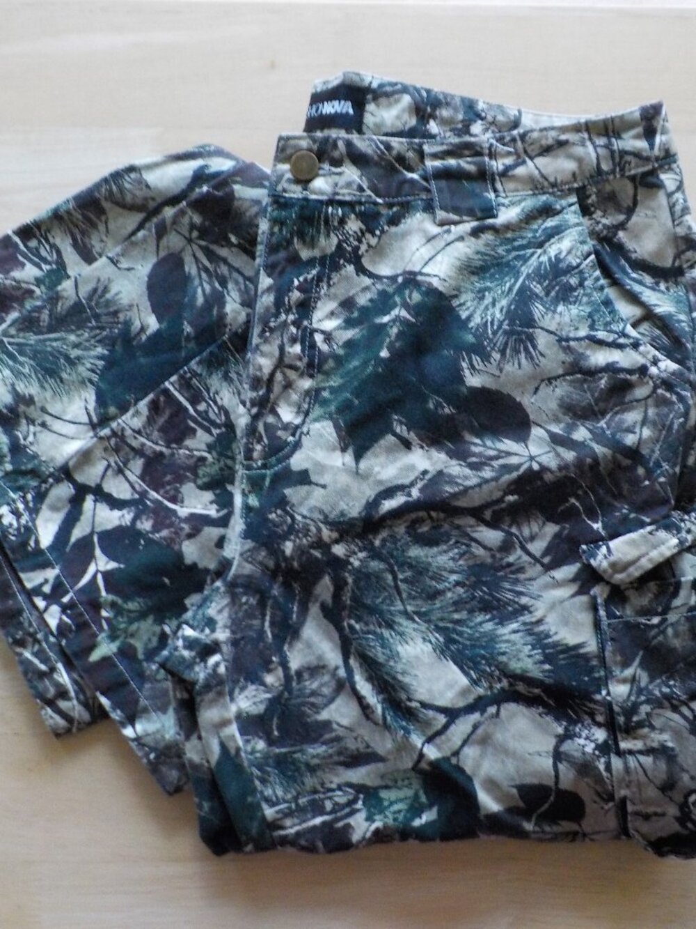 Fashion Nova Camo Pants - Large - Full Length Cargo Pockets COTTON (2475)